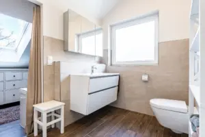 Objektfotografie modernes Bad Einfamilienhaus Luxus