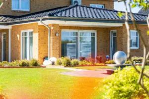 Immobilienfotografie Architektenhaus Terrasse