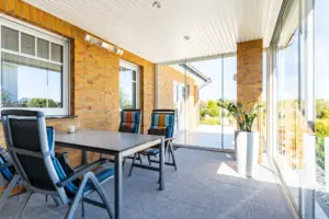 Immobilienfotografie Architektenhaus Wintergarten