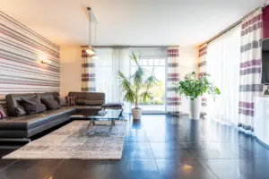 Immobilienfotografie Architektenhaus Wohnzimmer
