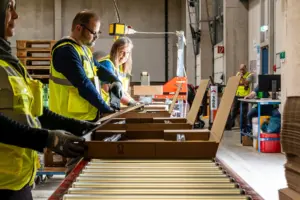 Industriefotografie Konfektionierung Lagerlogistik